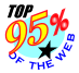 Top 95% of the web
